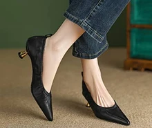 Premium High Pencil Heel Pumps